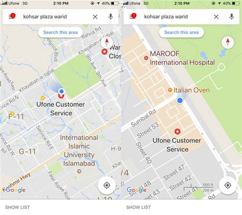 Search locations on Google Maps .